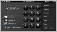 Nowoczesny telefon SIP KX-UT670 - tryb podstawowy