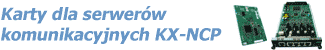 Karty dla serwerów telekomunikacyjnych KX-NCP